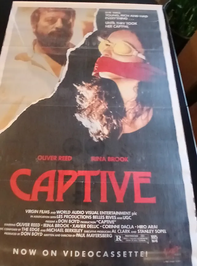 Actual Captive — home-video promotional poster front photograph
