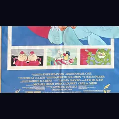 Actual The Care Bears Adventure in Wonderland - Cineplex Odeon theatrical poster detail image 4