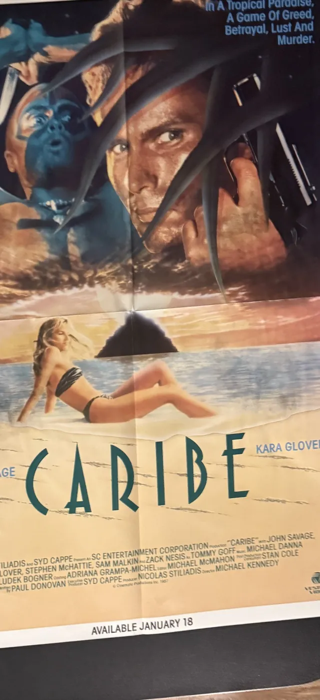 Actual Caribe - video promotional poster front photograph