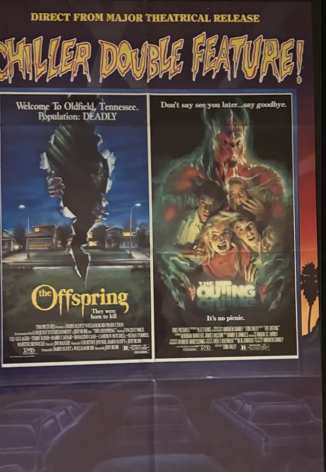 Actual Chiller Double Feature: The Offspring / The Being - video promotional poster front photograph