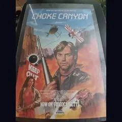 Actual Choke Canyon — home-video promotional poster detail image 1