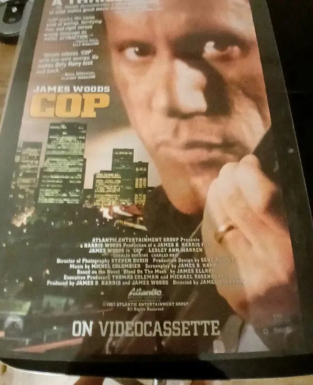 Actual Cop — home-video promotional poster front photograph