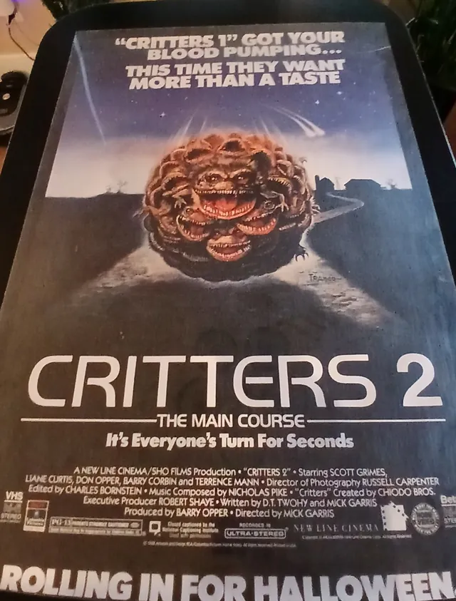 Actual Critters 2 — home-video promotional poster front photograph
