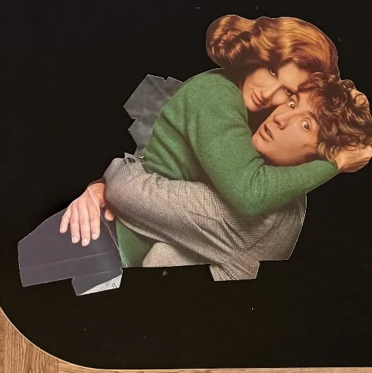 Actual Cross My Heart — die-cut video-store display front photograph