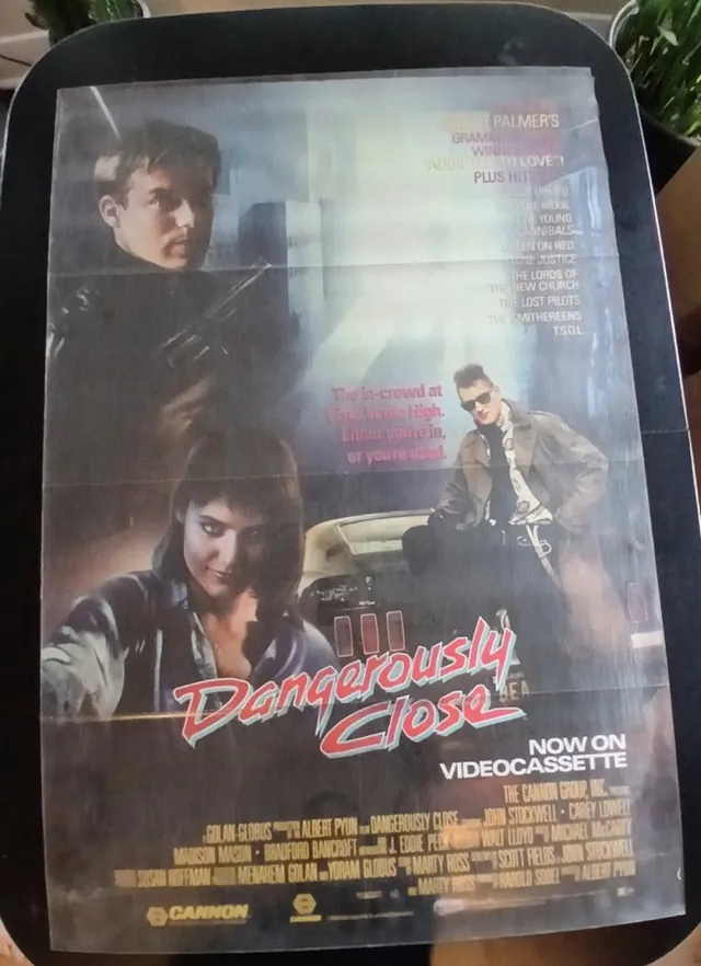 Actual Dangerously Close — home-video promotional poster front photograph