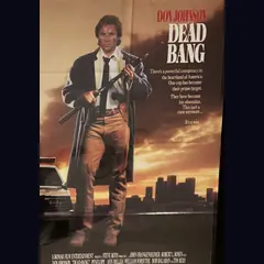 Actual Dead Bang - Warner Home Video promotional poster detail image 1