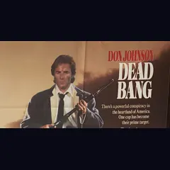Actual Dead Bang - Warner Home Video promotional poster detail image 2