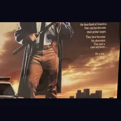Actual Dead Bang - Warner Home Video promotional poster detail image 3