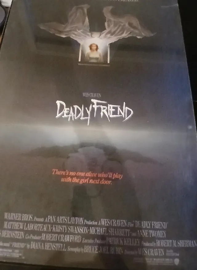 Actual Deadly Friend — home-video promotional poster front photograph