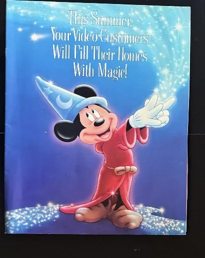 Actual Disney Magic / Sorcerer Mickey — home-video sales piece front photograph