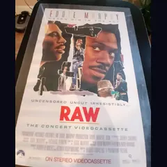 Actual Eddie Murphy Raw — home-video promotional poster detail image 1