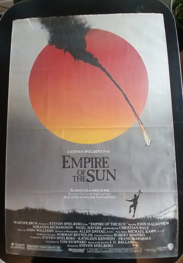Actual Empire of the Sun — home-video promotional poster front photograph