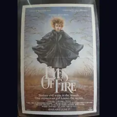 Actual Eyes of Fire — home-video promotional poster detail image 1