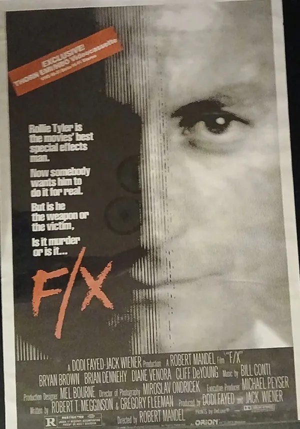 Actual F/X — home-video promotional poster front photograph