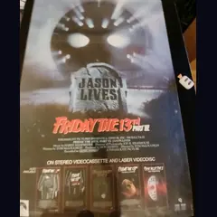 Actual Friday the 13th Part VI: Jason Lives — home-video promotional poster detail image 1