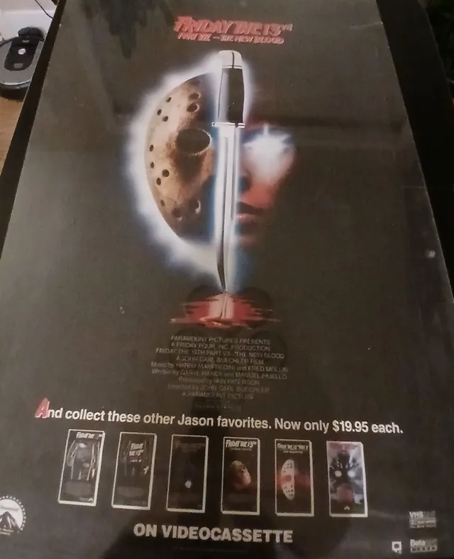 Actual Friday the 13th Part VI: Jason Lives — collection promotional sheet front photograph