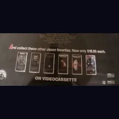 Actual Friday the 13th Part VI: Jason Lives — collection promotional sheet detail image 4