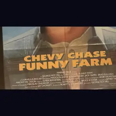 Actual Funny Farm - Warner Bros. theatrical promotional poster detail image 4