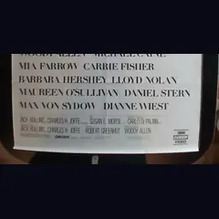 Actual Hannah and Her Sisters — home-video promotional poster detail image 4
