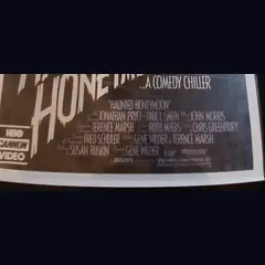 Actual Haunted Honeymoon — home-video promotional poster detail image 4