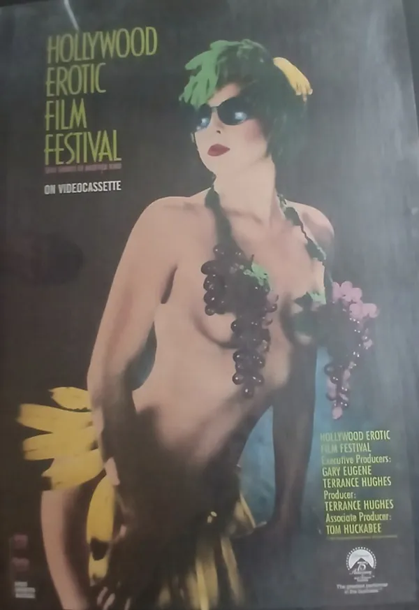 Actual Hollywood Erotic Film Festival — home-video promotional poster front photograph