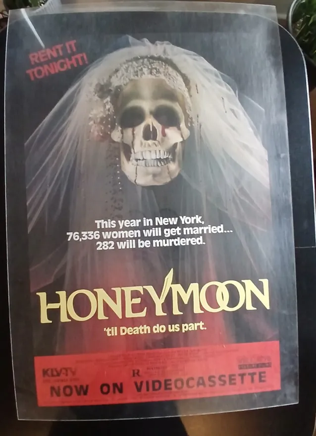 Actual Honeymoon — home-video promotional poster front photograph