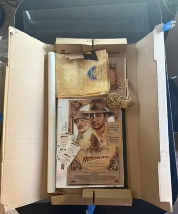 Actual Indiana Jones and the Last Crusade — boxed archive preview front photograph