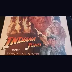 Actual Indiana Jones and the Temple of Doom — home-video promotional poster detail image 3