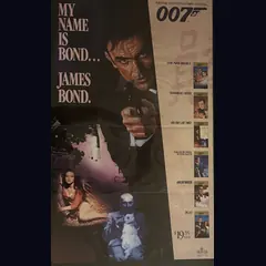 Actual James Bond 007 - MGM/UA Home Video promotional sheet detail image 1