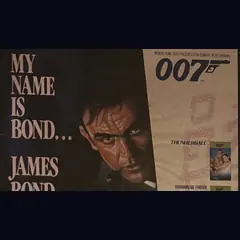 Actual James Bond 007 - MGM/UA Home Video promotional sheet detail image 2