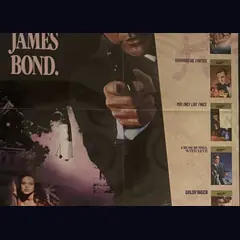 Actual James Bond 007 - MGM/UA Home Video promotional sheet detail image 3