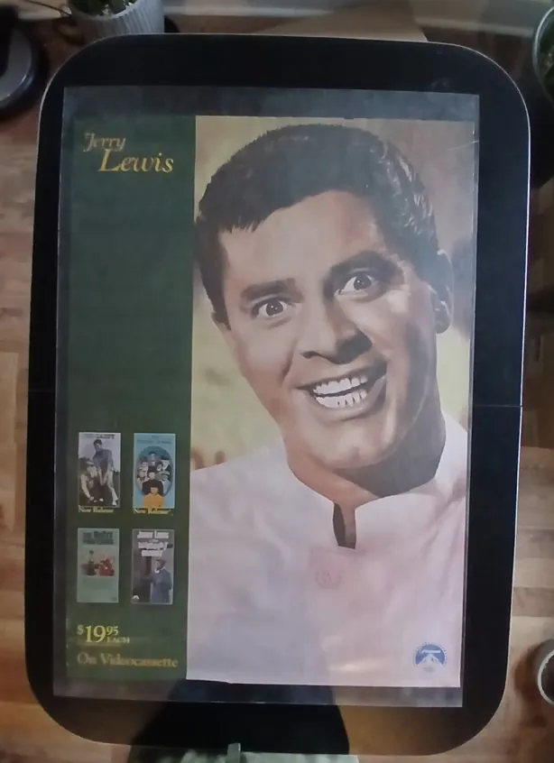 Actual Jerry Lewis — home-video collection promotional poster front photograph