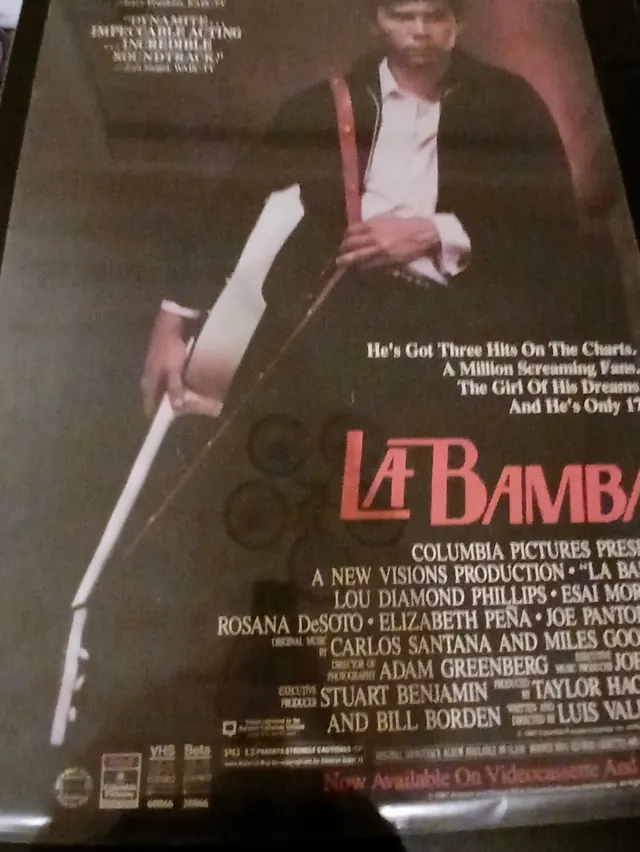 Actual La Bamba — home-video promotional poster front photograph