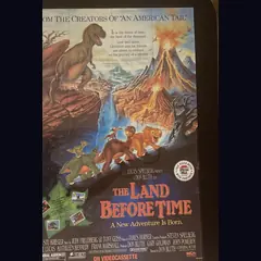 Actual The Land Before Time - MCA Home Video promotional poster detail image 1