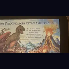Actual The Land Before Time - MCA Home Video promotional poster detail image 2