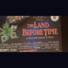 Actual The Land Before Time - MCA Home Video promotional poster detail image 4