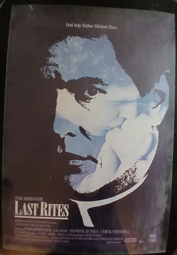 Actual Last Rites — home-video promotional poster front photograph