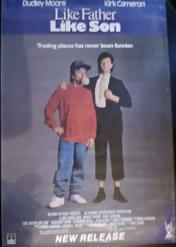 Actual Like Father Like Son — home-video promotional poster front photograph
