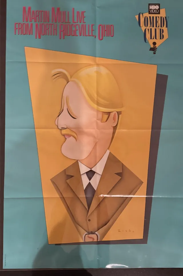 Actual Martin Mull Live from North Ridgeville, Ohio — HBO Video Comedy Club poster front photograph