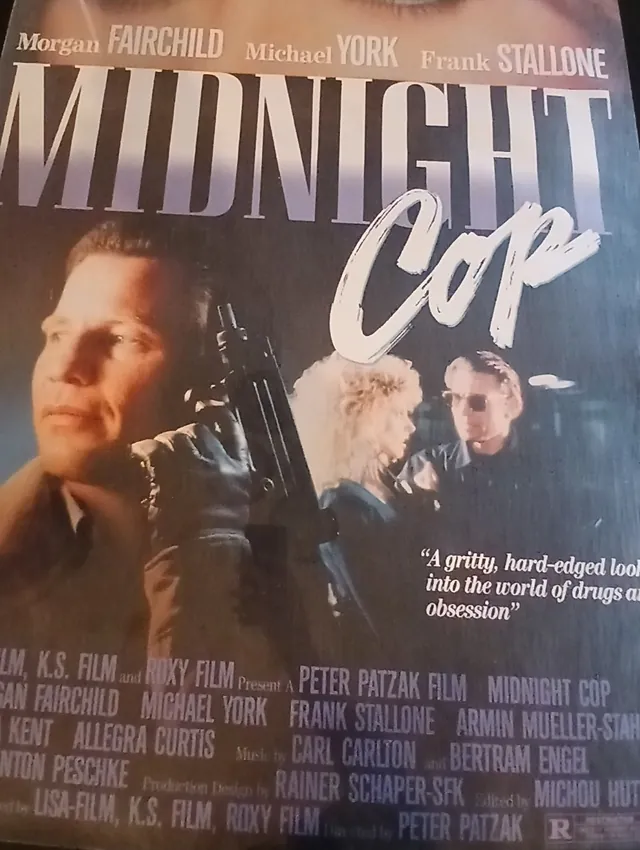 Actual Midnight Cop — home-video promotional poster front photograph