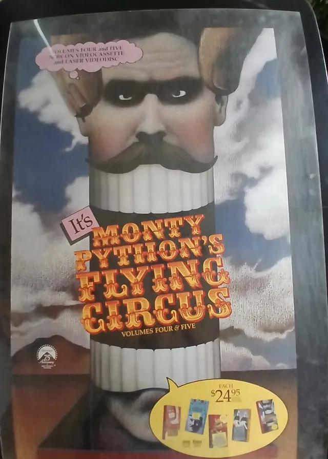Actual Monty Python's Flying Circus — Volumes Four and Five promotional poster front photograph