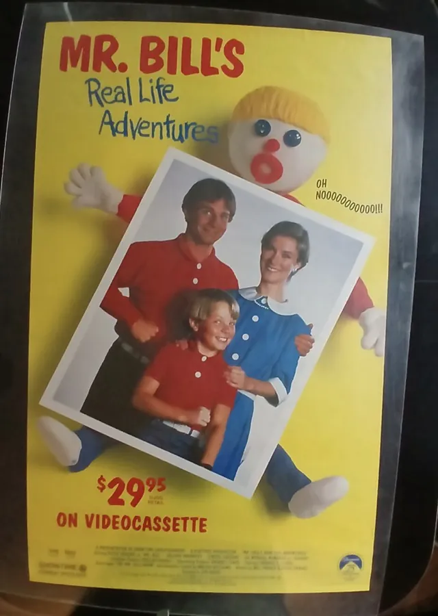 Actual Mr. Bill's Real Life Adventures — home-video promotional poster front photograph