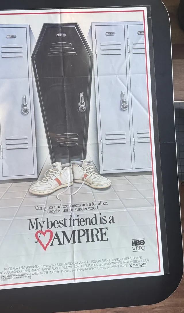 Actual My Best Friend Is a Vampire - HBO Video promotional poster front photograph
