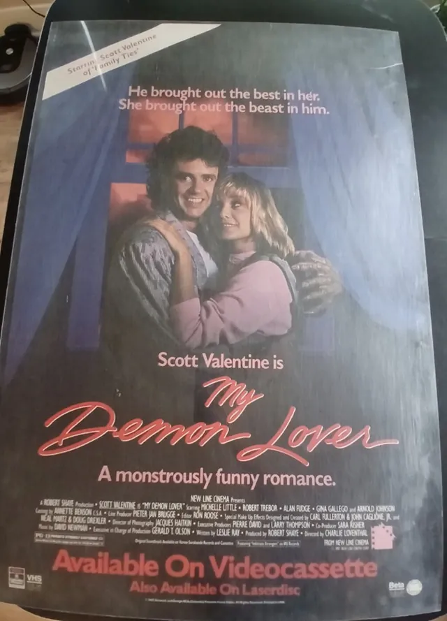 Actual My Demon Lover — home-video promotional poster front photograph