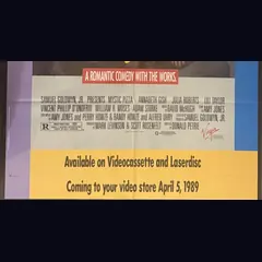 Actual Mystic Pizza - videocassette and laserdisc promotional poster detail image 4