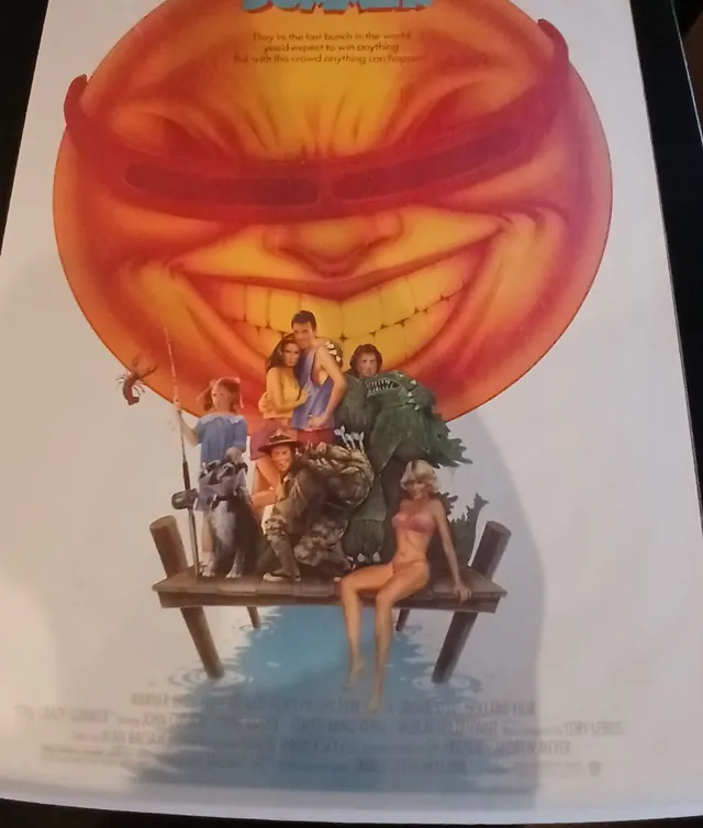 Actual One Crazy Summer — home-video promotional poster front photograph