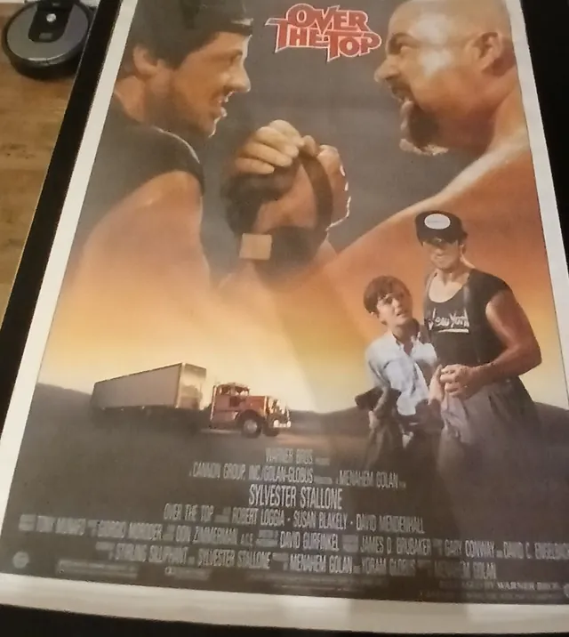 Actual Over the Top — home-video promotional poster front photograph