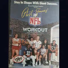 Actual Phil Simms NFL Workout — home-video promotional poster detail image 1
