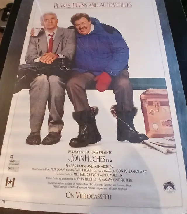 Actual Planes, Trains and Automobiles — home-video promotional poster front photograph