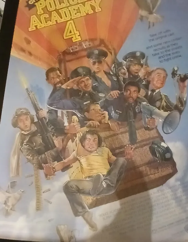 Actual Police Academy 4: Citizens on Patrol — home-video promotional poster front photograph